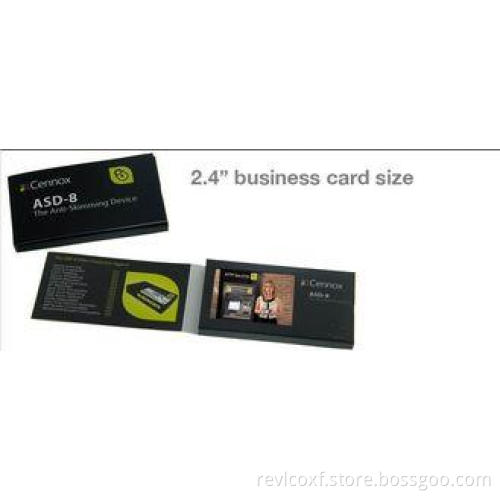 Talking Elegant USB port TFT Video Postcard for business ,